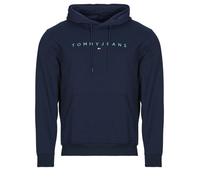 Sweat-shirt hommes Tommy Jeans TJM REG LINEAR LOGO HOODIE EXT Bleu EU M