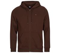 Sweat-shirt hommes Tommy Jeans TJM REG S FLAG ZIP THRU EXT Marron EU M