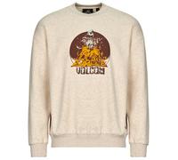 Sweat-shirt hommes Volcom FA CALLUM ROONEY CREW Beige EU XL