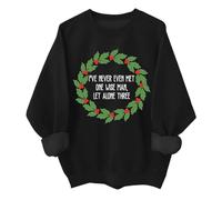 Sweat-shirt humoristique « I 've Never Met One Wise Man Let Alone Three » - Unisexe, Noir , 3XL