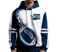 Sweat-shirt imprimé 3D pour homme - Sweat à capuche décontracté à manches longues et cordon de serrage - Coupe ample - Pull tendance - Pull doux et confortable - Pour sports de plein air et fitness