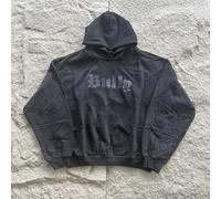 Sweat-shirt imprimé KANYE WEST YE de qualité supérieure, coupe ample et décontractée, style vintage, 100% coton, pour hommes noir