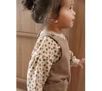 Sweat-shirt imprimé motif léopard taupe 9M(71CM)