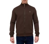 Sweat-shirt Indicode pour hommes tricot bermie pull col montant fermeture éclair