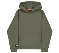 Sweat-shirt Label Backprint Hoodie Alpha Industries - Dark Olive S