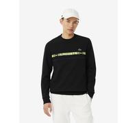 Sweat-shirt Lacoste Branded Stripe Tennis noir vert - L