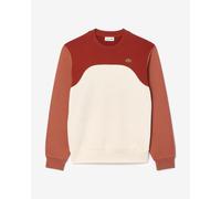 Sweat-shirt Lacoste en coton color-block rouge blanc - S