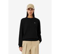 Sweat-shirt Lacoste en molleton logo small noir pur femme - 42