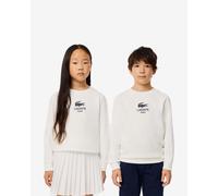 Sweat-shirt Lacoste Signature Print blanc enfant - 12