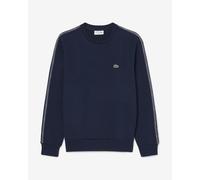 Sweat-shirt Lacoste Stripe Band Fleece bleu marine - S