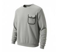 Sweat-shirt léger pour homme et hiver. Le nouveau sweat-shirt à capuche en polaire de couleur unie à col rond pour homme et femme en automne et en hiver est livré avec une poche sur les vêtements pour