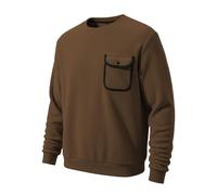 Sweat-shirt léger pour homme et hiver. Le nouveau sweat-shirt à capuche en polaire de couleur unie à col rond pour homme et femme en automne et en hiver est livré avec une poche sur les vêtements pour