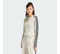 SWEAT-SHIRT MAILLE PICOTS UNIE SLIM ADIDAS ORIGINALS White 2XS