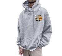 Sweat Shirt Manche Longue Homme Capuche en Torsadé Chale Boss Sapin Pure Creme Nid Châle Bien Survetement Ensemble Routier Fleur Americain Africain Fun Intégral