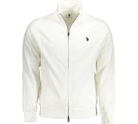 Sweat-shirt manches longues avec fermeture éclair et logo U.S. Polo Bianco : Taille - 3XL Taille : 3XL
