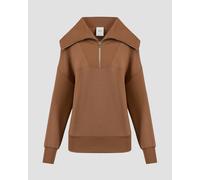 Sweat-shirt Marron Pour Femmes Varley Catherine Half Zip Sweat Var02086-goldenbronze M