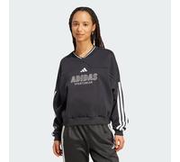 Adidas Tiro Cut 3 Stripes Fleece Sweatshirt Noir S Femme