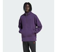 SWEAT-SHIRT MOLLETON GRAPHIQUE DEMI-ZIP 90s ALTERNATIVE SPORT Aurora Plum S