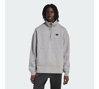 SWEAT-SHIRT MOLLETON GRAPHIQUE DEMI-ZIP 90s ALTERNATIVE SPORT Core Heather M