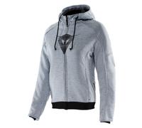 Dainese Sweat à capuche zippé Daemon-X moto avec protections femme 42 Gris/Noir