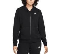 Nike DQ5471-010 W NSW Club FLC FZ Hoodie STD Sweatshirt Femme Noir Blanc Taille XL