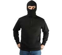 Sweat-shirt ninja À capuche Cagoule et fermeture éclair - - S