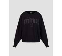 Sweat-shirt Noire Pour Femmes Deha Crop C12050-10009