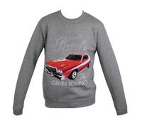 Sweat-shirt - PATOUTATIS - FORD GRAN TORINO 76 - Gris - Homme - Manches longues L