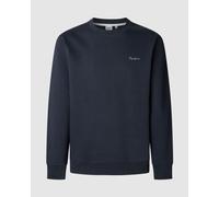 Sweat-shirt Pepe Jeans Macbeth Small Logo bleu océan - L