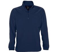 Sweat Shirt Polaire Col Zippé - 56000 - Bleu Marine