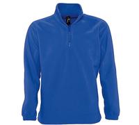 Sweat Shirt Polaire Col Zippé - 56000 - Bleu Roi