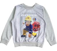 Sweat-shirt pompier Sam pour garçon, gris, imprimé