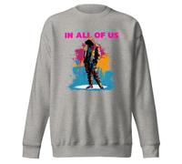Sweat-shirt pour adulte « There's a Hero in All of Us » de style urbain, Anthracite, 3XL