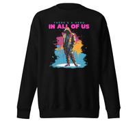 Sweat-shirt pour adulte « There's a Hero in All of Us » de style urbain, Noir , XXL