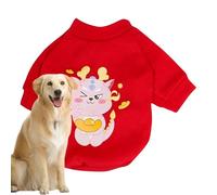 Sweat-shirt pour animal de compagnie, pull d'hiver coupe-vent pour chien et Nouvel An | Sweat-shirt d'automne et d'hiver pour chien, chat, lapin, chinchilla, promenade quotidienne