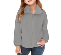 Sweat-shirt pour enfant avec polaire corail et revers manches longues couleur unie veste d'hiver avec longue polaire et double capuche en polaire Protection contre le fromage Veste de loisirs chaude