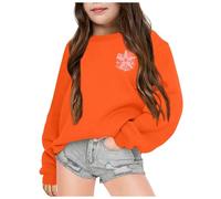 Sweat-Shirt pour Enfant,Enfants survêtement Enfant Mignon Imprimé Cartoon Fashion Trendy Vêtement Décontracté Manches Longues Tops Gym Jogging Running Course Enfants 5-12 Ans