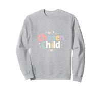 Sweat-Shirt pour Enfant « Favorite Daughter Chosen » Sweatshirt, Unisexe pour Adultes, Gris Chiné, XXL