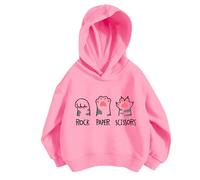 Sweat-Shirt pour Enfant - plus sweat à capuche en velours ample chaud sweat à capuche Printemps et Automne Décontracté Pull Pull , Crop Top Fille Hiver Automne et Printemps Enfant Ado 5-15 Ans