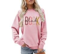 Sweat-shirt pour femme pour les amateurs de livres avec inscription livre - Pull décontracté pour les rats de lecture de style rétro - Haut confortable pour le week-end, Stil_w04 Rose vif, XXL