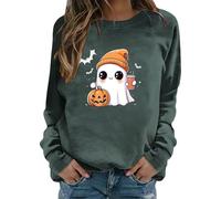 Sweat-shirt pour femme sans style décontracté coupe confortable garde-robe d'hiver indispensable, gris, L