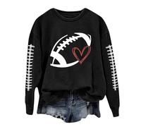 Sweat-Shirt pour Femme Sweat Oversize Polaire Casual Elégant Imprimé Original Pull Vintage Grande Taille Loose Loungewear