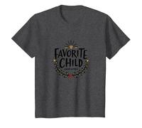 Sweat-Shirt pour Fille préférée | Lauréat du Prix de l'enfant préféré T-Shirt, Enfant, Chiné Foncé, 4 Ans