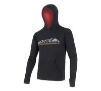 Sweat-shirt pour homme Sensor Merino Wool Upper Kangourou L noir/montagnes