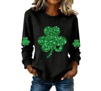 Sweat-Shirt pour La Saint-Patrick Blouse Chic et élégant Hoodies Sweat-shirt St Patricks Day Décontracté Sport Streetwear Mode Hoodies Coton Veste Polaire Basic Hoodie Femmes Coton Streetwear #05