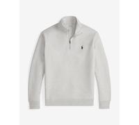 Sweat-shirt Ralph Lauren Double Knit Half Zip gris clair - M
