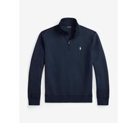 Sweat-shirt Ralph Lauren Double Maille Demi-Zip bleu marine - XXL