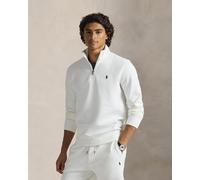 Sweat-shirt Ralph Lauren Double Maille Half Zip blanc - M
