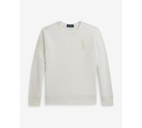 Sweat-shirt Ralph Lauren Pullover Pony blanc beige junior - L