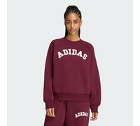 Sweat-shirt ras-du-cou 3bandes Adidas Femmes Light Solid Grey / Maroon S